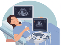 Ultra sound scanning for the antenatal mothers.png